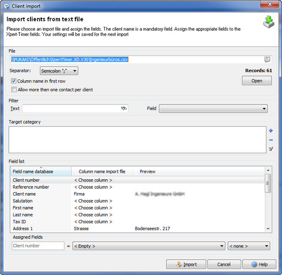 kundenimport